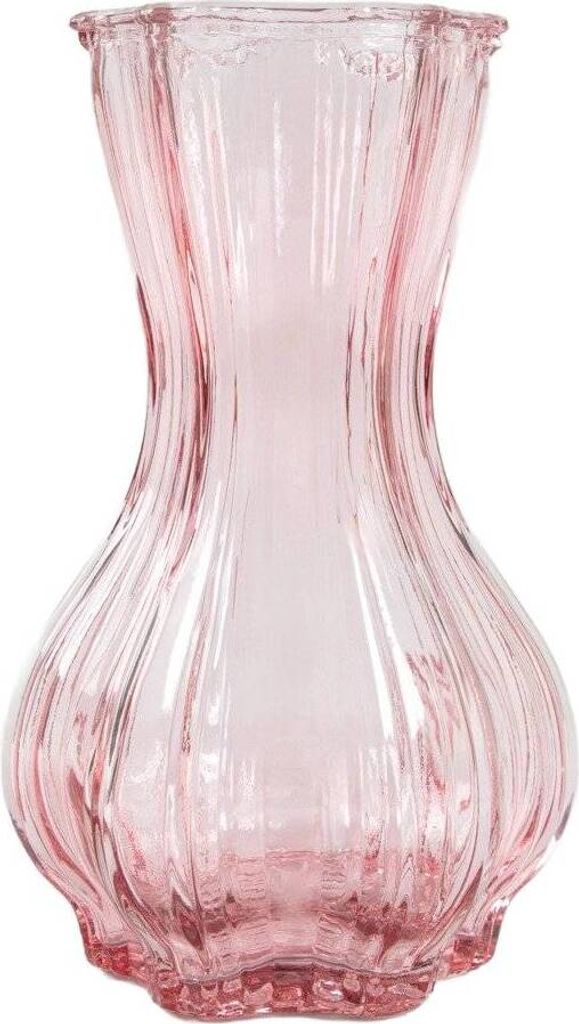 HOMLA JUNNE Vase rosa 12x20,3 cm Produktbild 