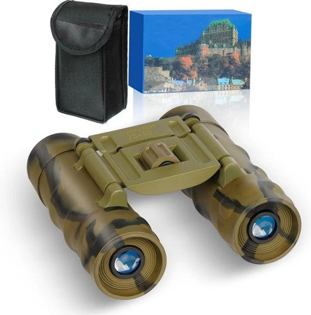Jumelles de voyage 12x25 HD pour observation oiseaux et randonnée été