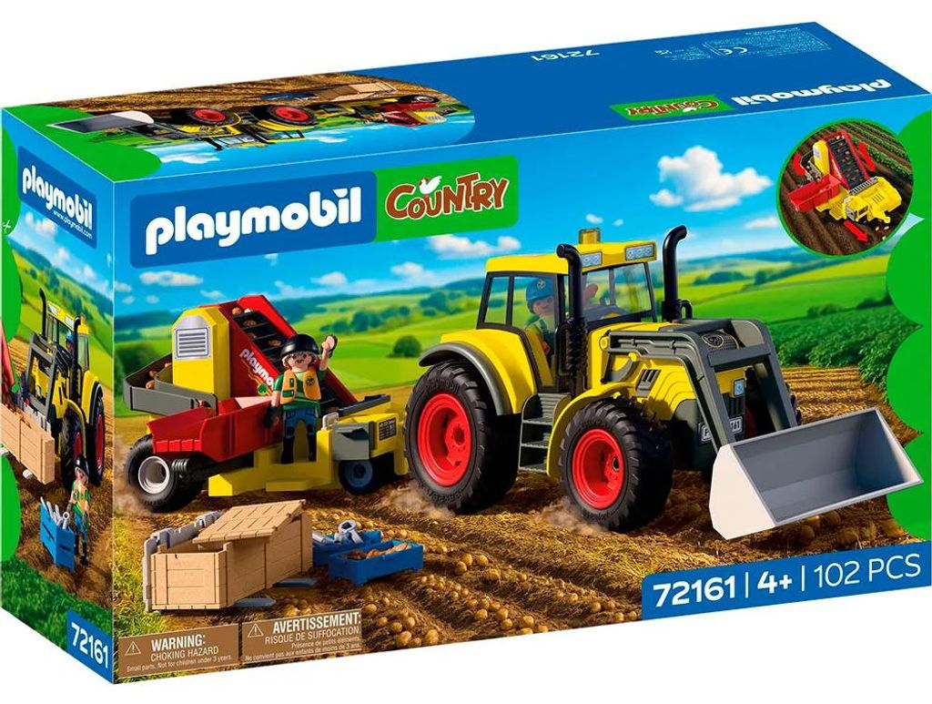 PLAYMOBIL Grote tractor met aardappelrooier - Overig Productafbeelding 
