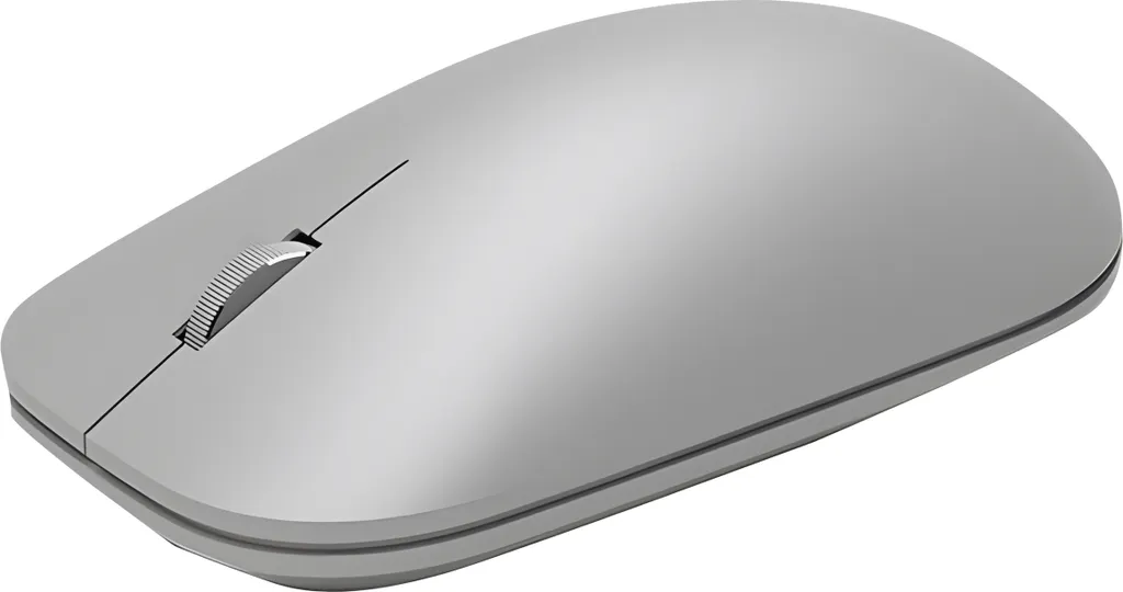 Souris Bluetooth Microsoft Surface Mouse avec molette métal Comm Gris