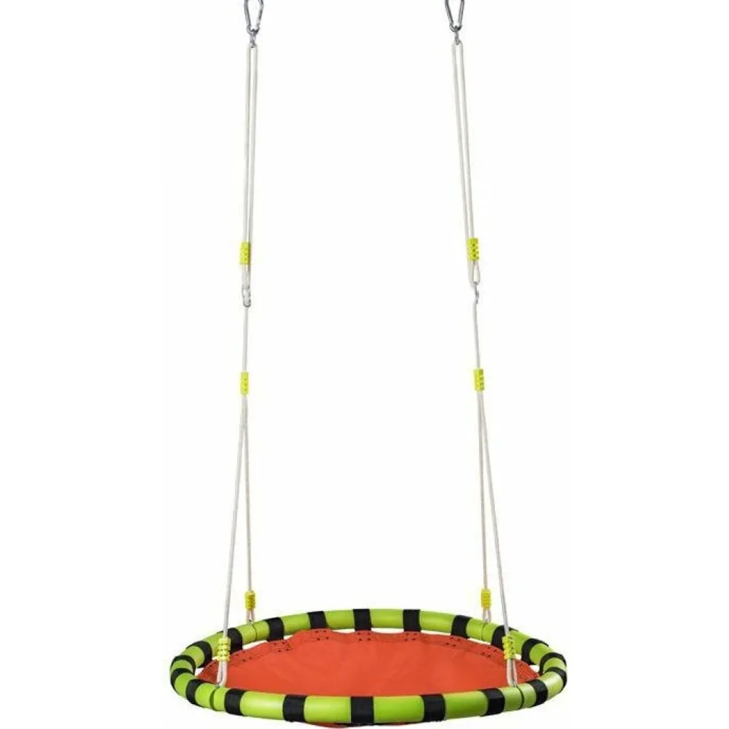 Bascule circulaire pour enfant 103 cm pliable WOODY coloris orange