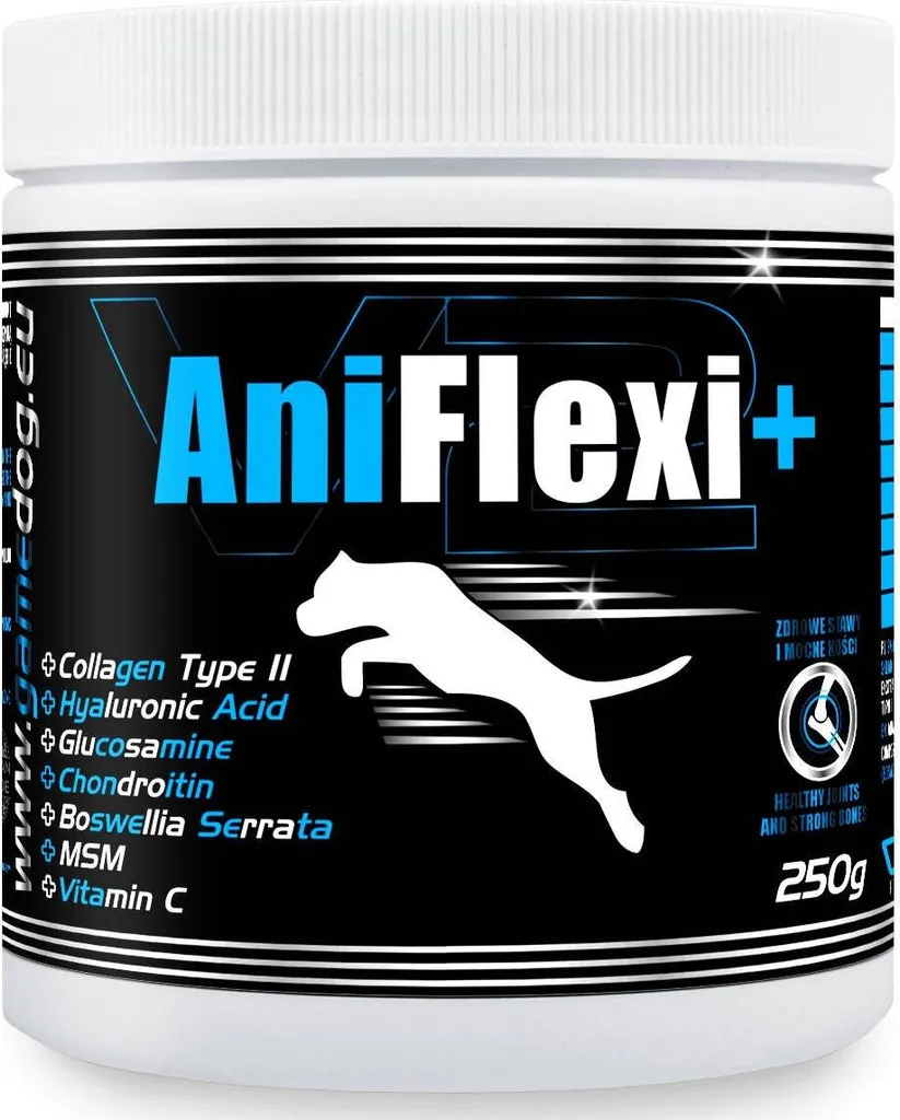 AniFlexi + V2 Game Dog Collagène et Glucosamine Chien Mobilité 250g
