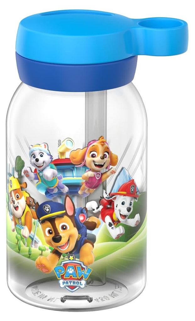 Mepal - Trinkflasche mit Trinkhalm Campus - Drehverschluss mit Grifföffnung - Hygienischer Verschluss - Trinkflasche mit strohhalm - Auslaufsicher...