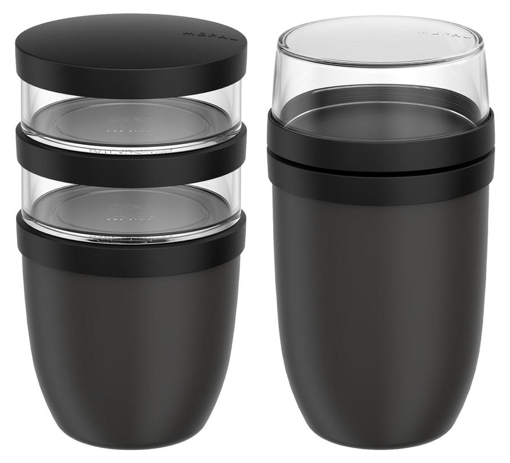 Mepal Ellipse Lunchpot-Set XL 2-teilig - Nordic Black Produktbild 