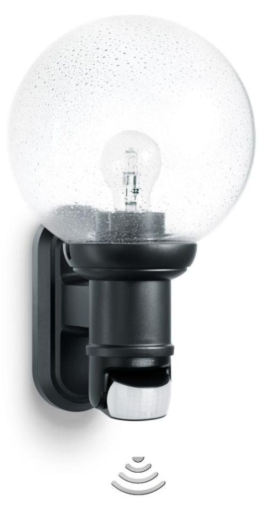 Steinel Außenleuchte L 560 S Schwarz mit Sensor schwenkbar Produktbild 