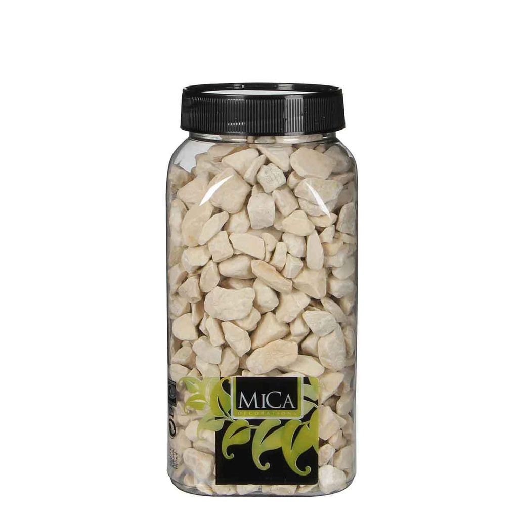 Mica Decorations Dekorative Steine creme 650 ml 1 kg Produktbild 