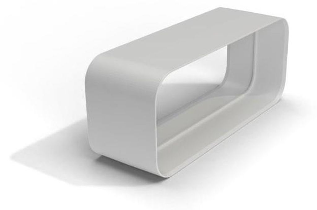 optimAIRo N20025 łącznik kanału płaskiego 222 x 89 mm biały Zdjęcie produktu 