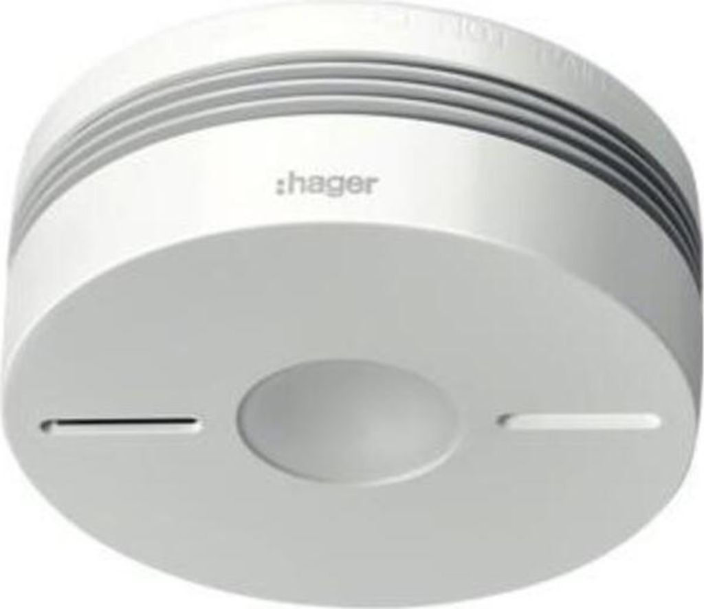 Hager TG550A, Optický detektor, Bezdrôtový, Biela, 85 dB, Obrázok produktu 