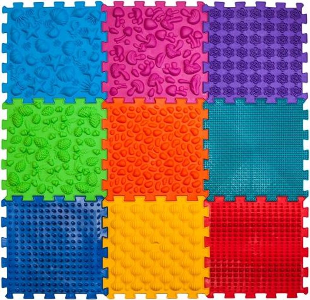 Tapis sensoriel orthopédique Ortek MIX 9 puzzle Image du produit 