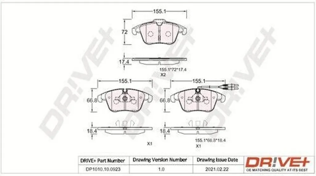 Finis les sifflements : Plaquettes de frein DP1010.10.0923 pour C5 et 508