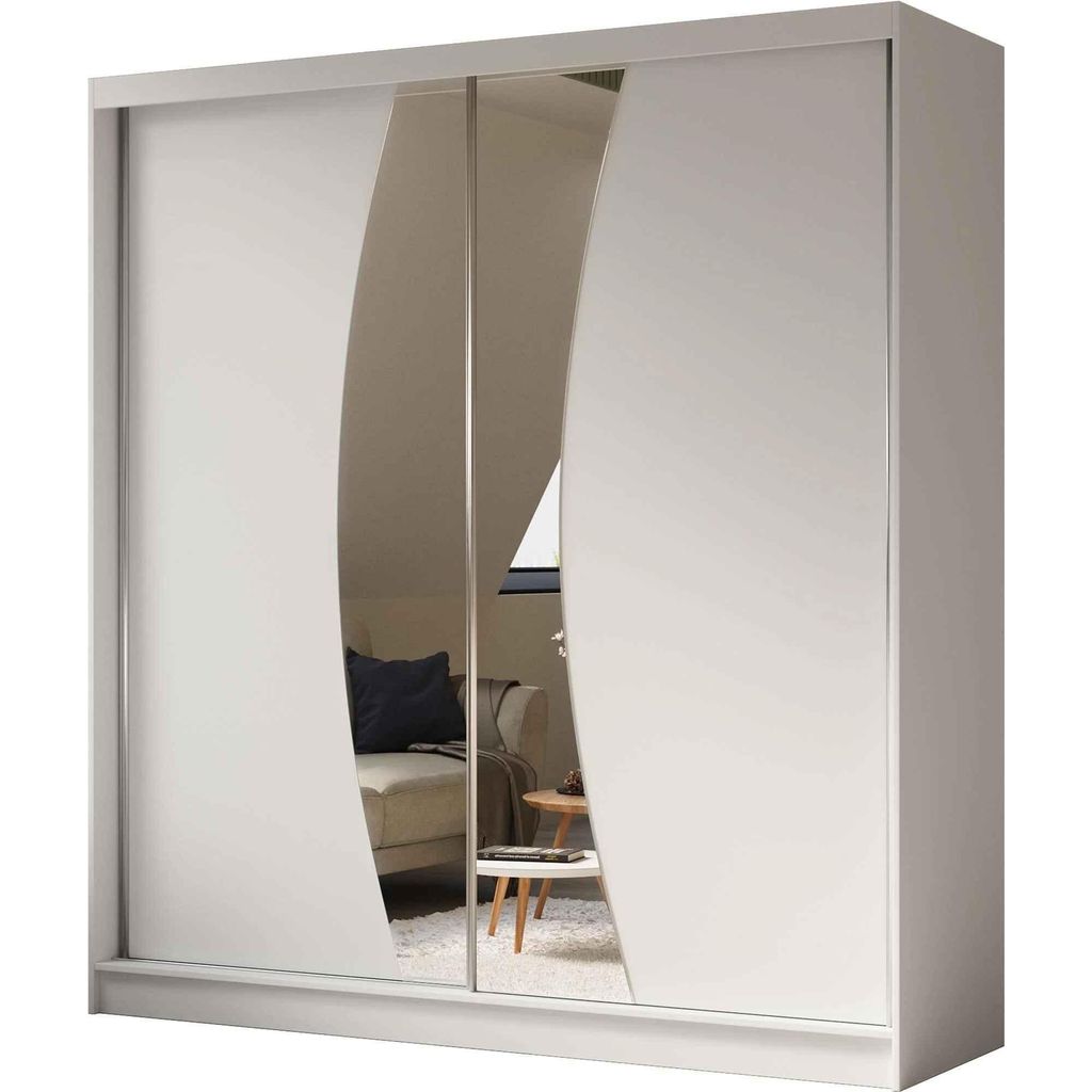 Schwebetürenschrank VOX II 200 cm – Kleiderschrank mit Produktbild 
