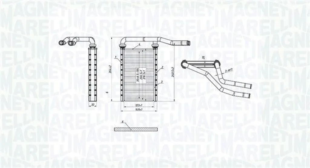 Chauffage Magneti Marelli 350218490000 - Idéal pour l'hiver et confort