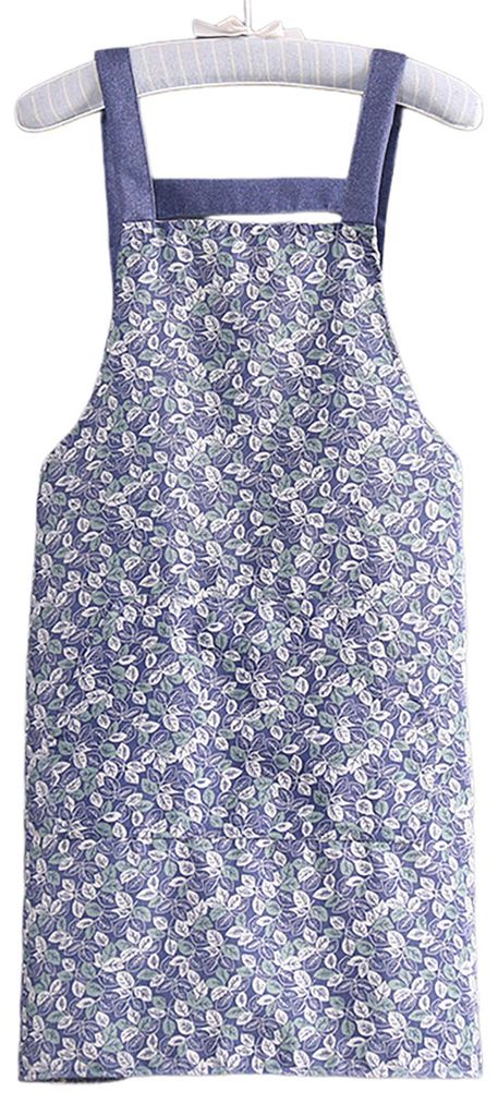 Kochschürze, kratzfest, wasserabweisend, aus strapazierfähigem Baumwollmischgewebe mit Taschen, für Damen und Herren, Küchenarbeitskleidung B