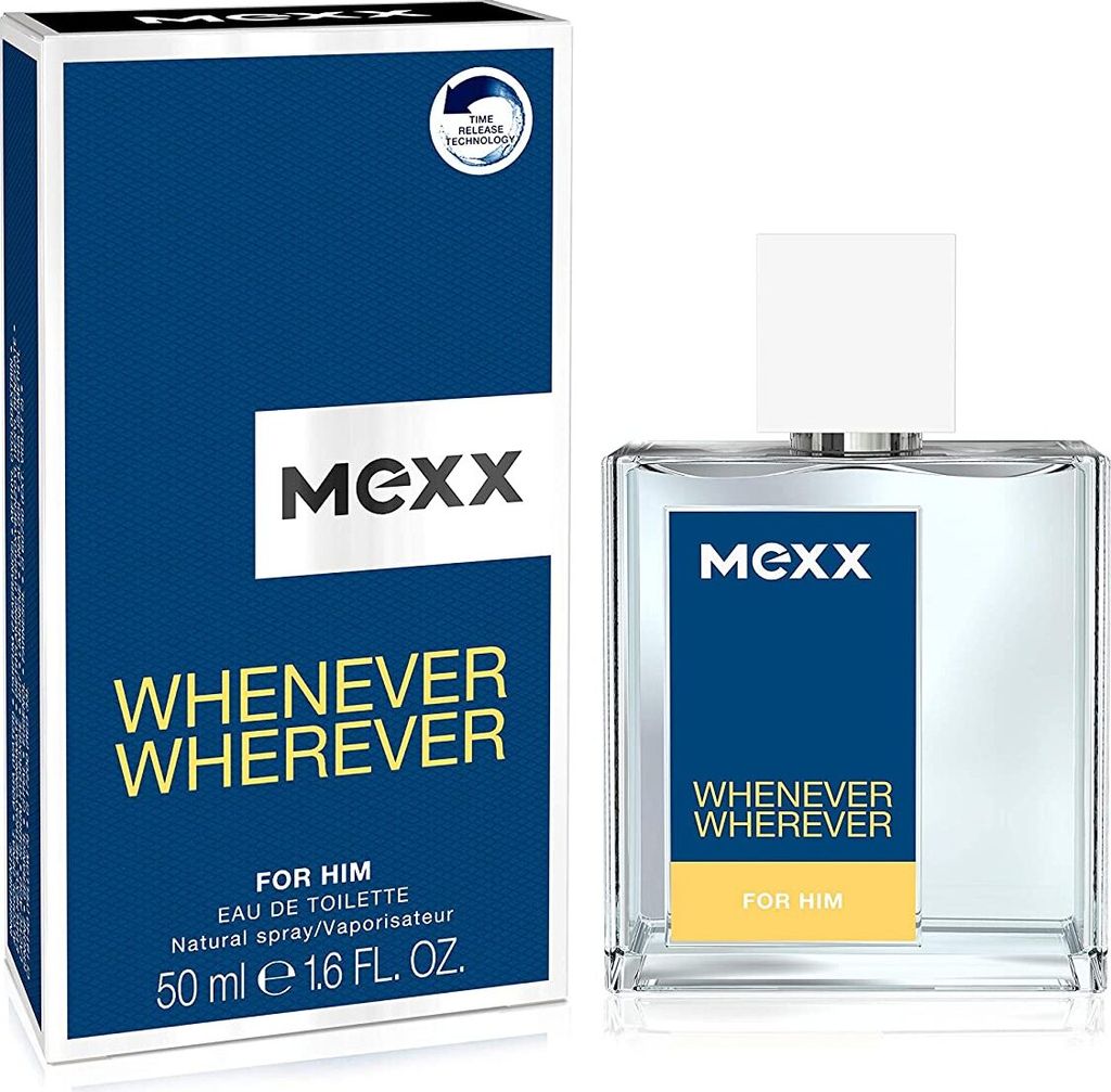 Mexx frisch wann immer toilettenwasser für Männer 50 ml Produktbild 