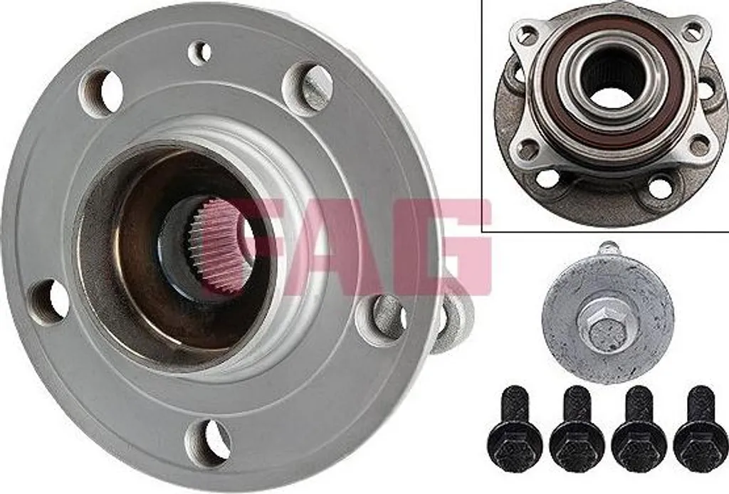 Roulement de Roue Arrière FAG 713660510 pour S80 - Moyeu Complet
