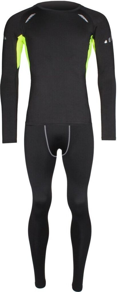 Thick Warm Fitness-Set grün, L
