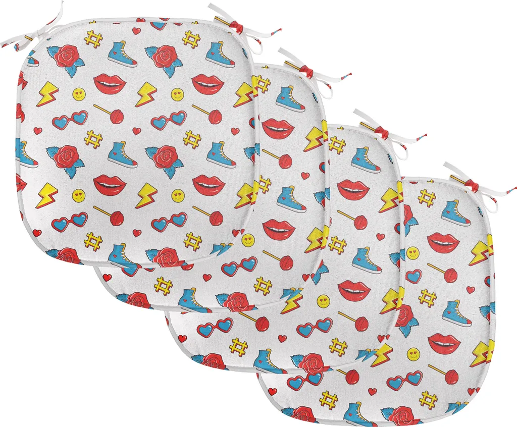 Solution Confort pour Chaises Dures : Coussin Emoji Pop Art 40x40 cm