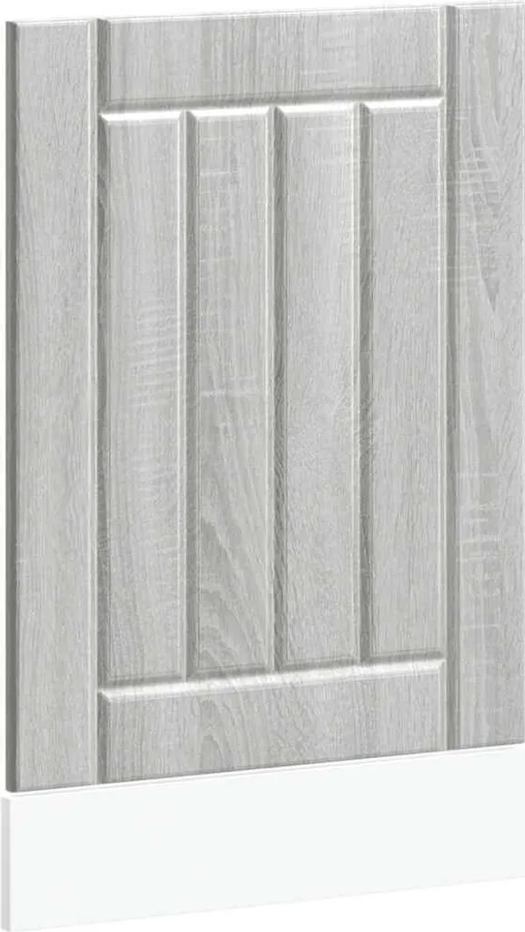 Façade d'habillage Lucca pour lave-vaisselle encastrable Gris Sonoma