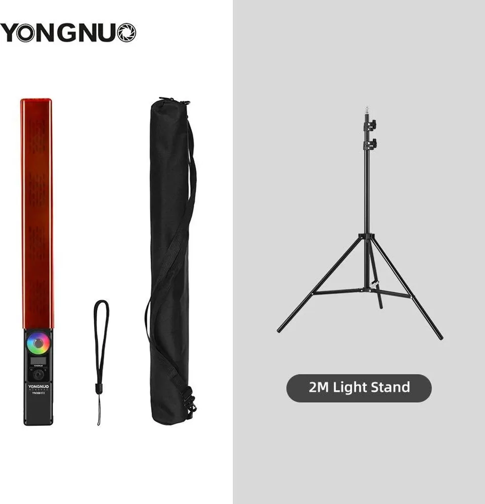 Lampe Vidéo LED pour Vlog et Studio RVB Réglable Kit avec Télécommande