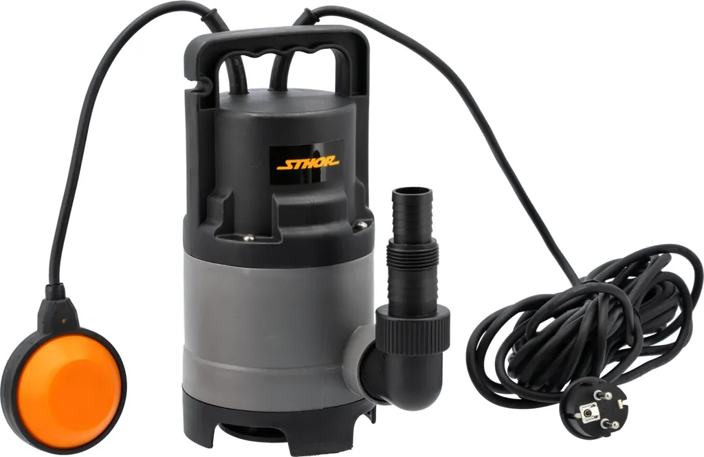 Pompe Vide-Cave 400W Pour Eaux Chargées - Débit 7500 L/h - Imperméable - 2