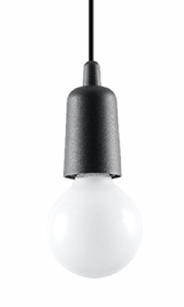 Lampa wisząca DIEGO 1 czarna SL.0572 Sollux Zdjęcie produktu 