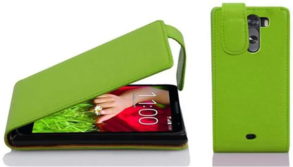 Offerta Custodia LG G2 Mini Cadorabo Verde: Flip Case Similpelle