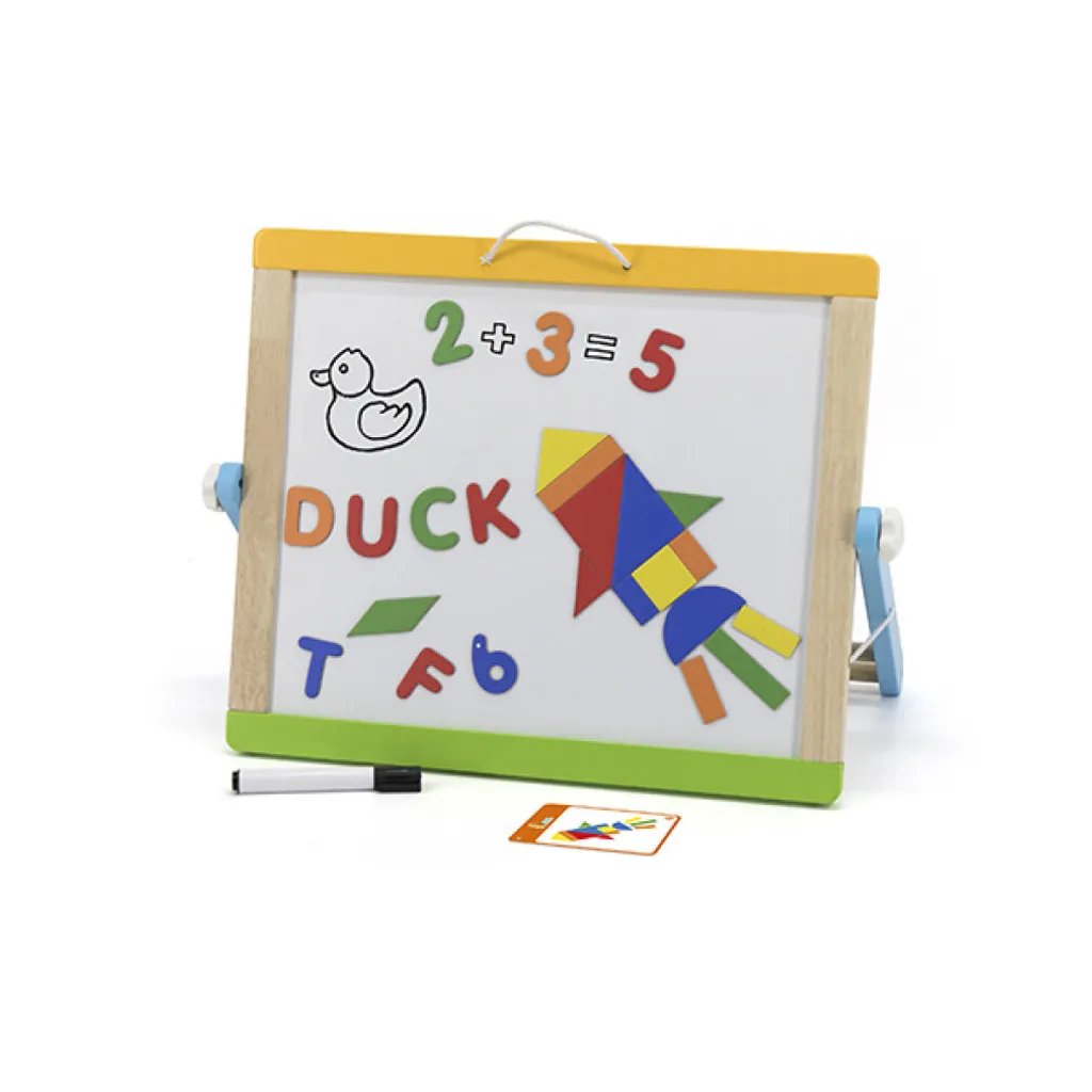 Petit Tableau Réversible Viga 44545 avec Set d'Accessoires Complet - 2