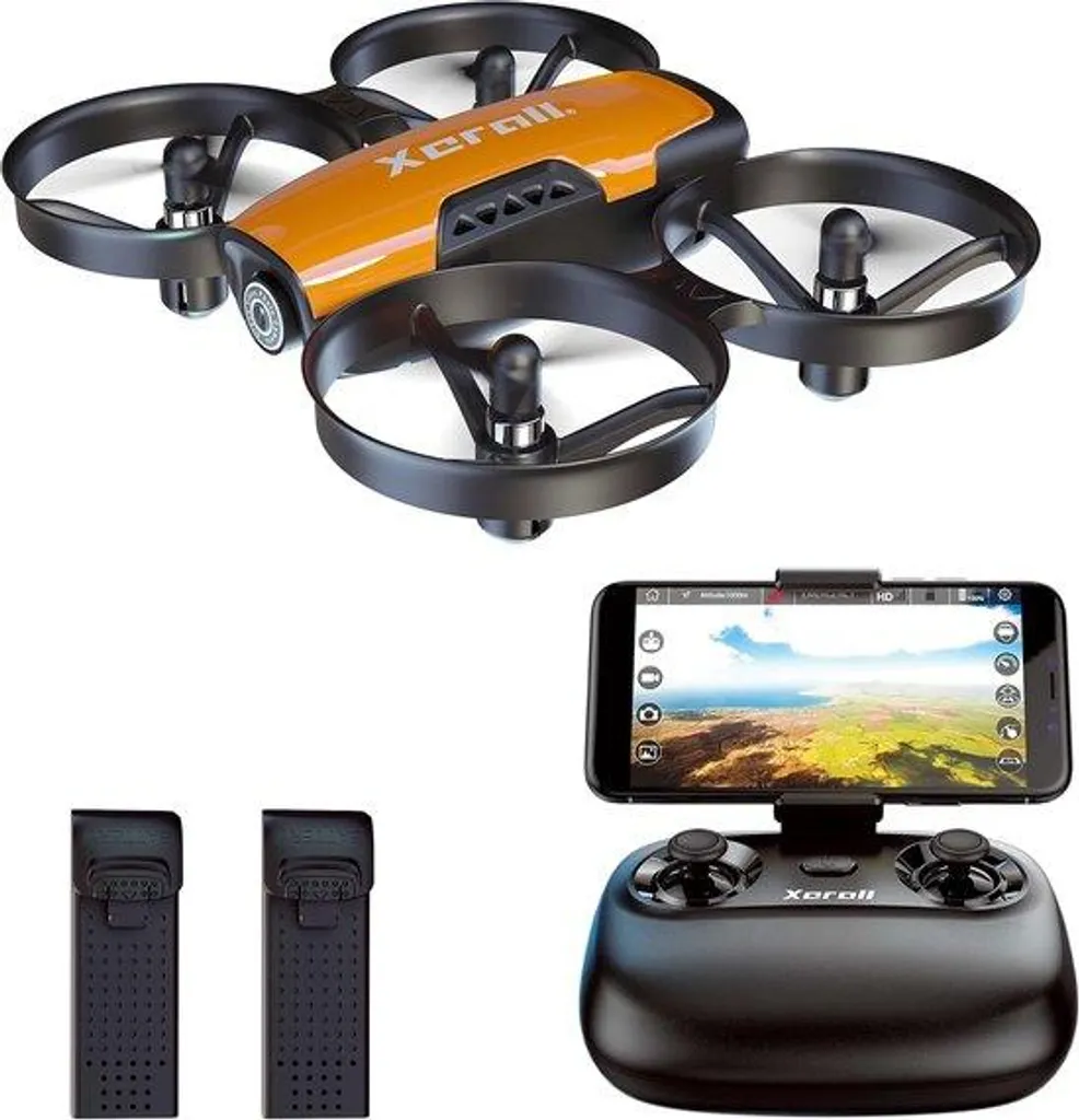 Mini Drone avec Caméra HD et Retour Vidéo Smartphone pour Débutant
