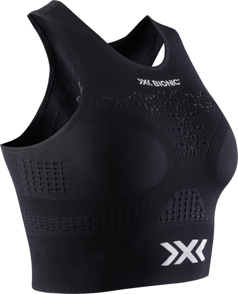 X-BIONIC Energizer 4.0 Fitness Crop Top für Frauen - Optimale Klimakontrolle mit 3D Bionic Sphere, Fort-X Bruststütze, volle Armbeweglichkeit, Sc...