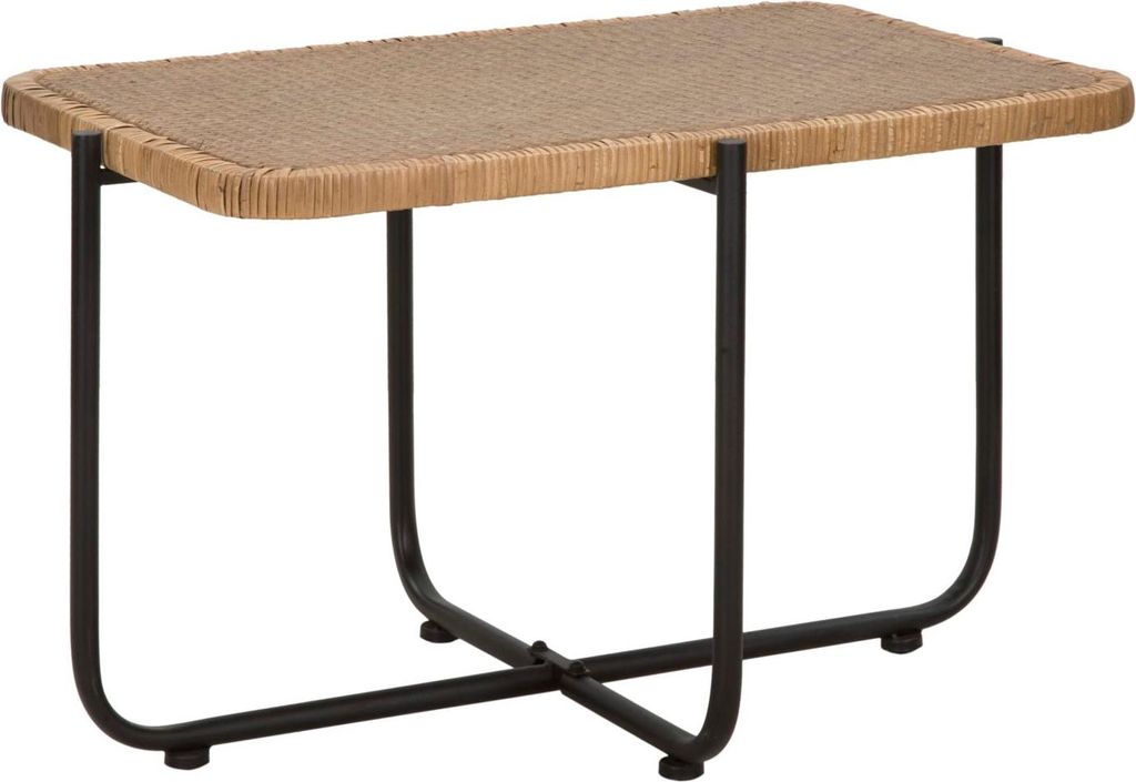 Mauro Ferretti Cebu Couchtisch 75x55x46,5 cm schwarz braun