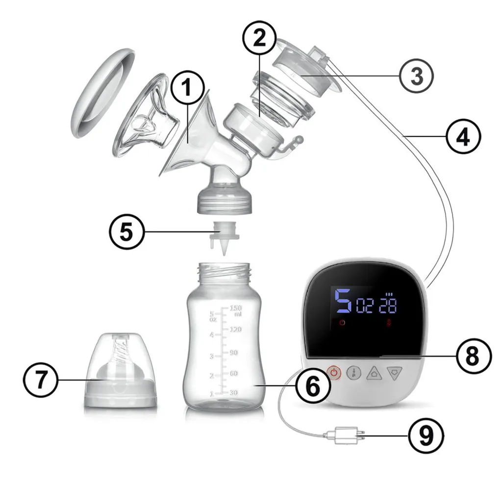 Tire-lait Électrique Double Berdsen 5906 - Confort et Expression Douce - 24