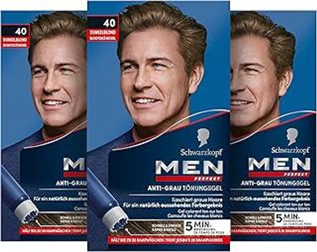 Men Perfect Schwarzkopf 40: L'Eleganza del Biondo Scuro senza Grigio