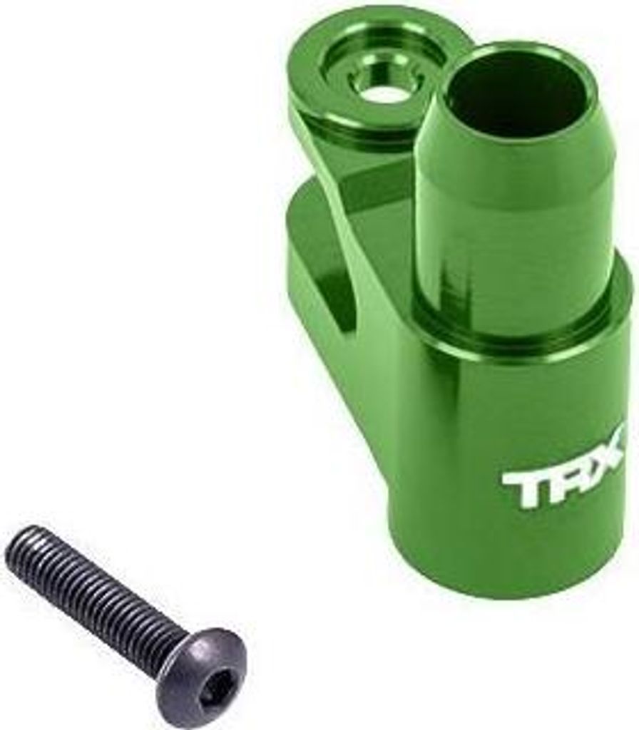 Traxxas Servohebel Aluminium grün eloxiert