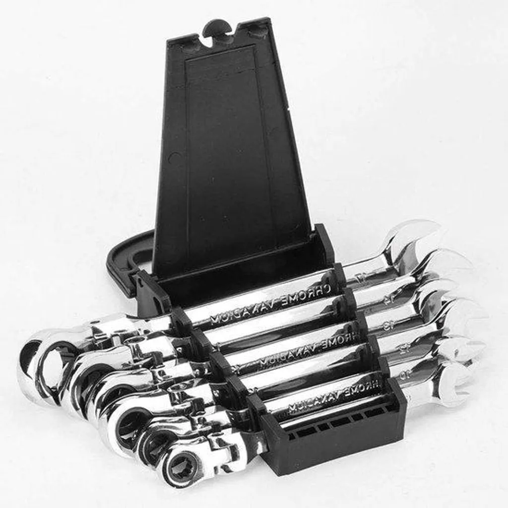 Set de clés plates et à œil de 8-17mm, outillage à main acier robuste