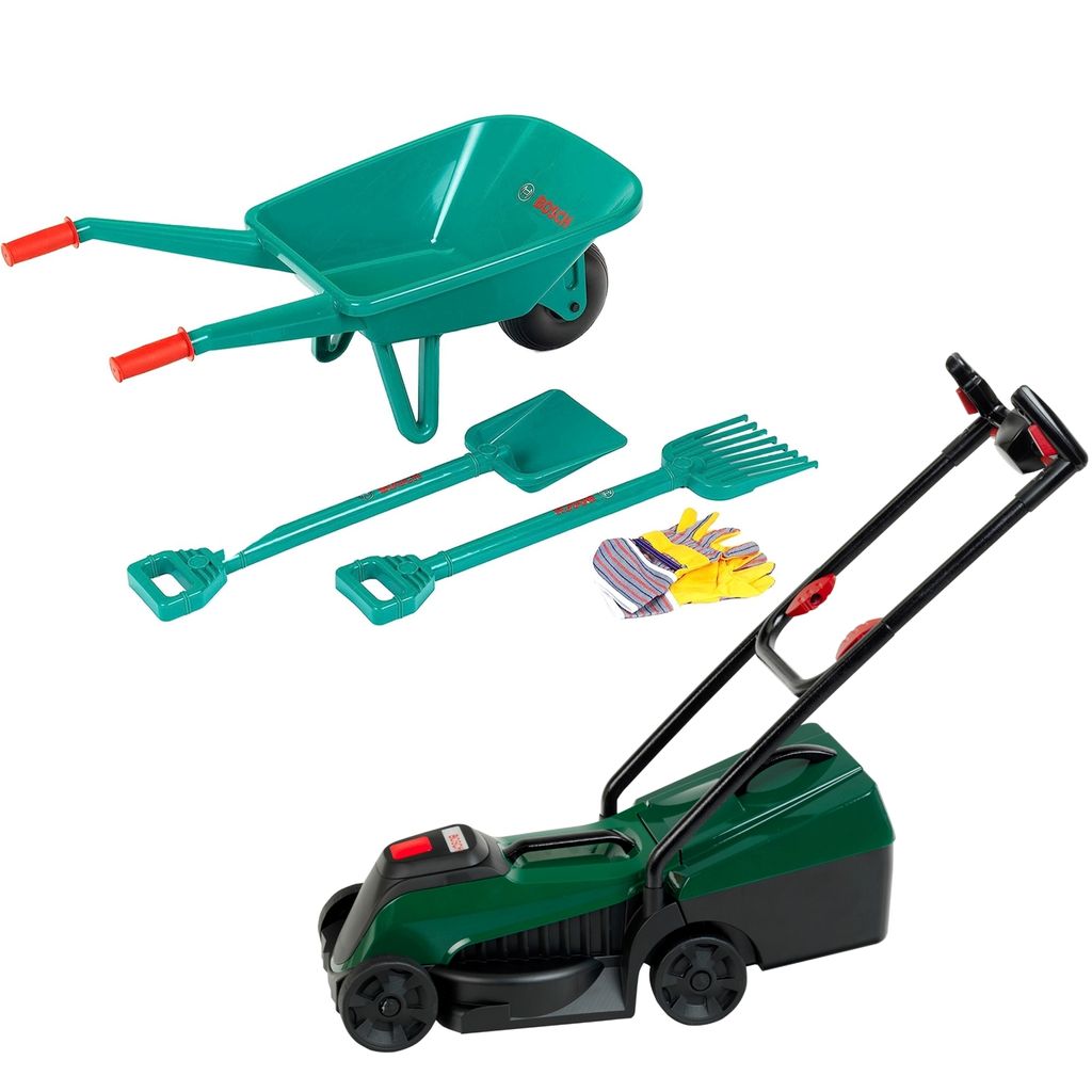 Theo Klein 3053(2752+2796) Bosch 2er Set Schubkarr Produktbild 