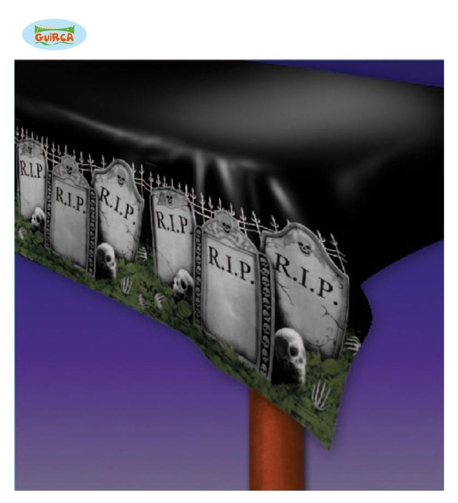 Halloween Tischtuch Friedhof, 274 x 137 cm Produktbild 