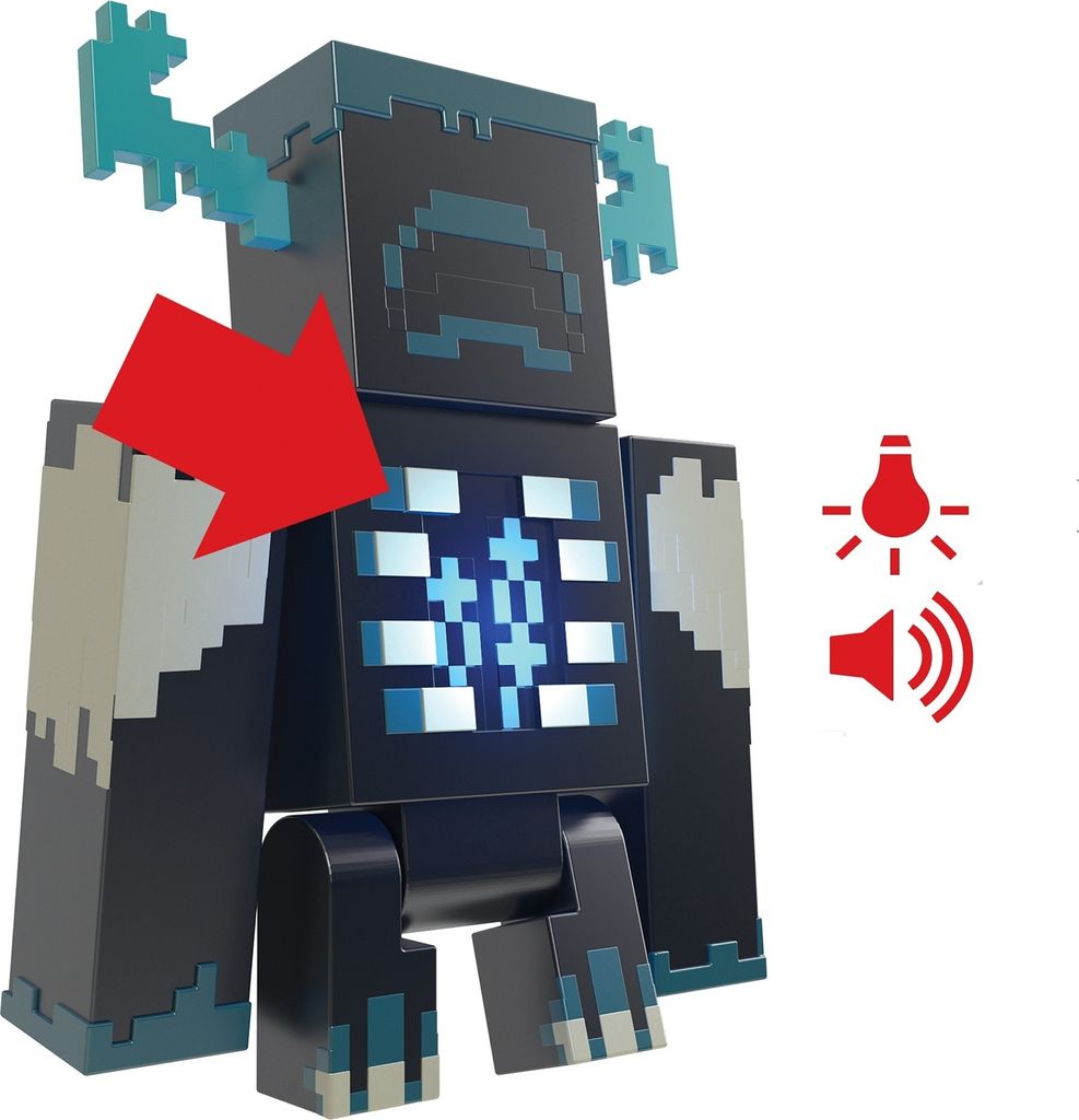 Minecraft Strážca, akčná figúrka so svetlom a zvukmi Obrázok produktu 11
