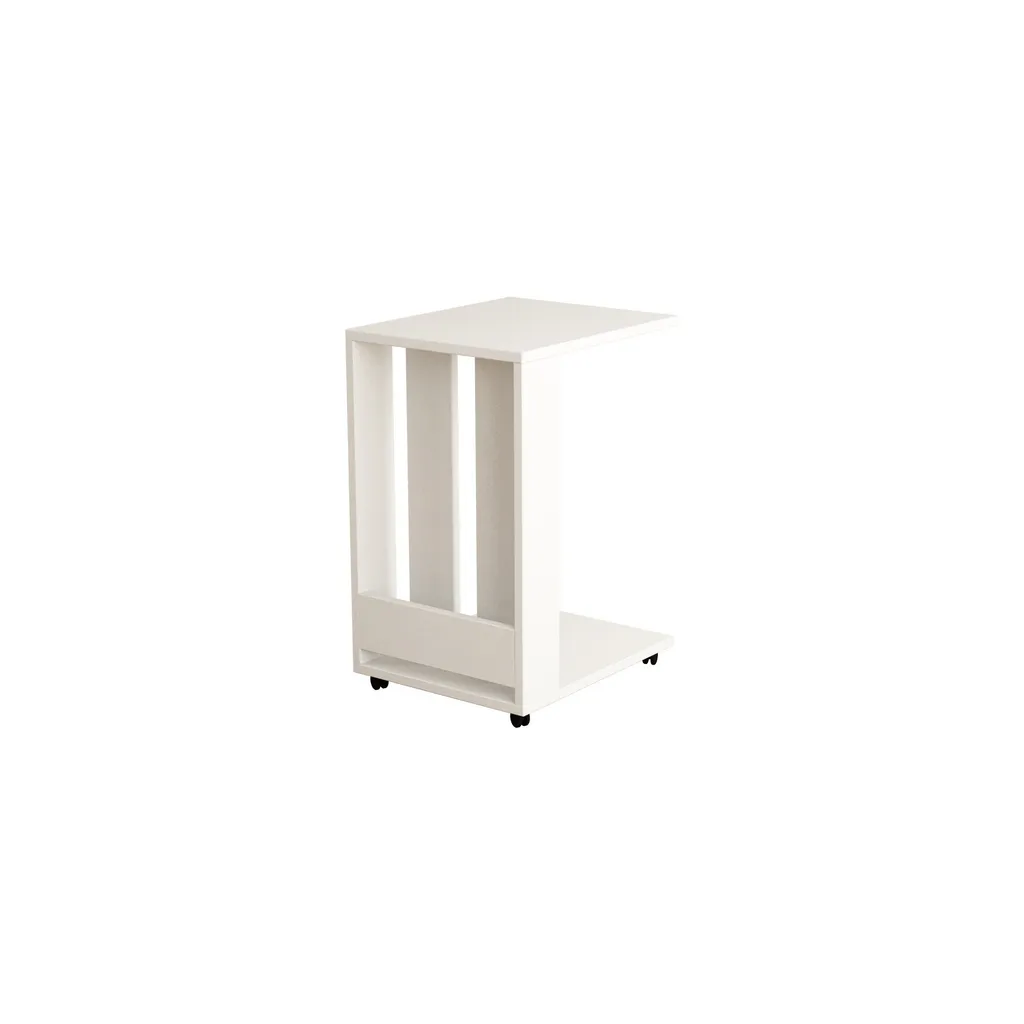 Table Basse de Salon Blanche Rectangulaire Skye Decor 60 cm de Large