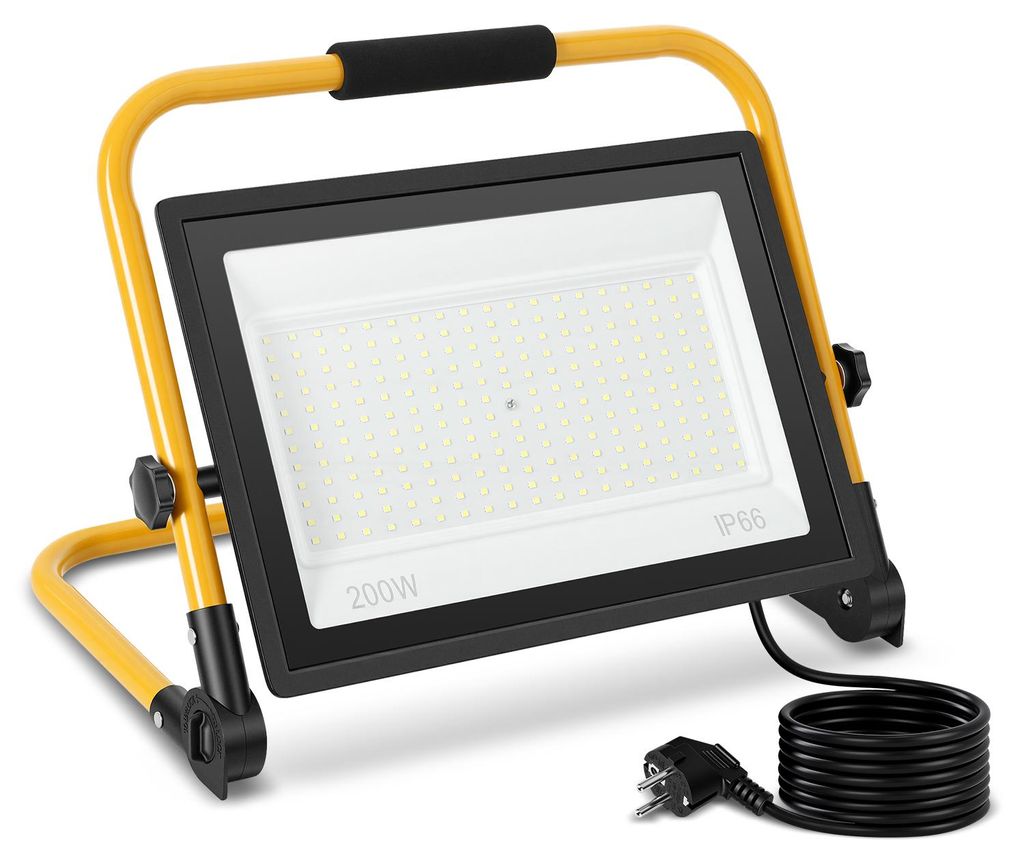 Vigevee LED stavební reflektor 200W, 16000 lm, studená bílá Obrázek produktu 
