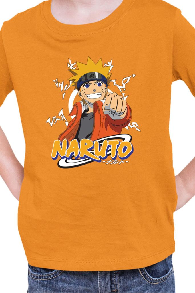 Kinder T-Shirt Naruto Naruto 07, 5-6 Jahr - 116 / Orange