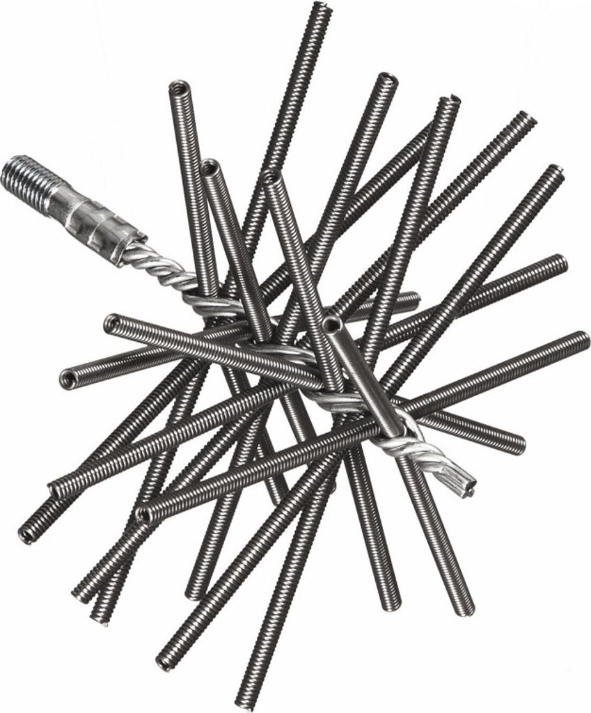 Federschornsteinbürste 200mm/M12, Stahl