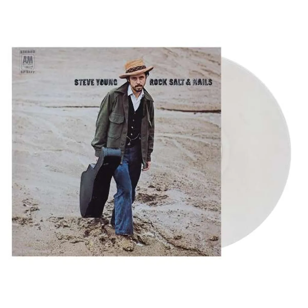 Album Steve Young Rock Salt And Nails Vinyle Blanc pressage haute qualité