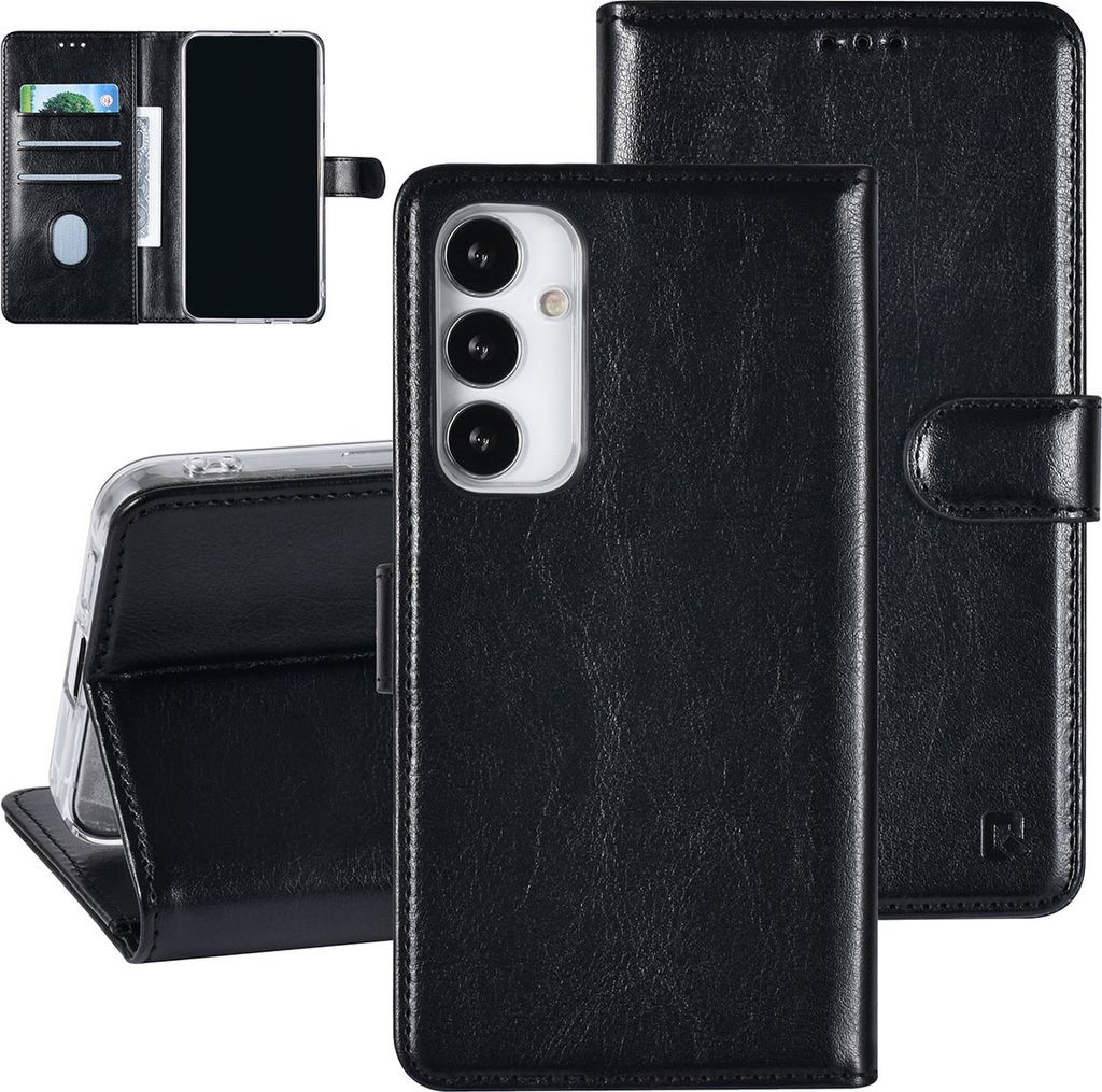 UNIQ Accessory Galaxy S23 FE Book Case hoesje Pasjeshouder - Black