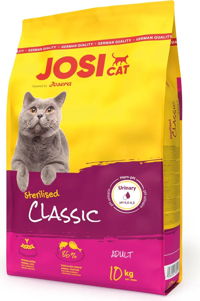 Josera 10kg JosiCat - Sterilizzato Classic
