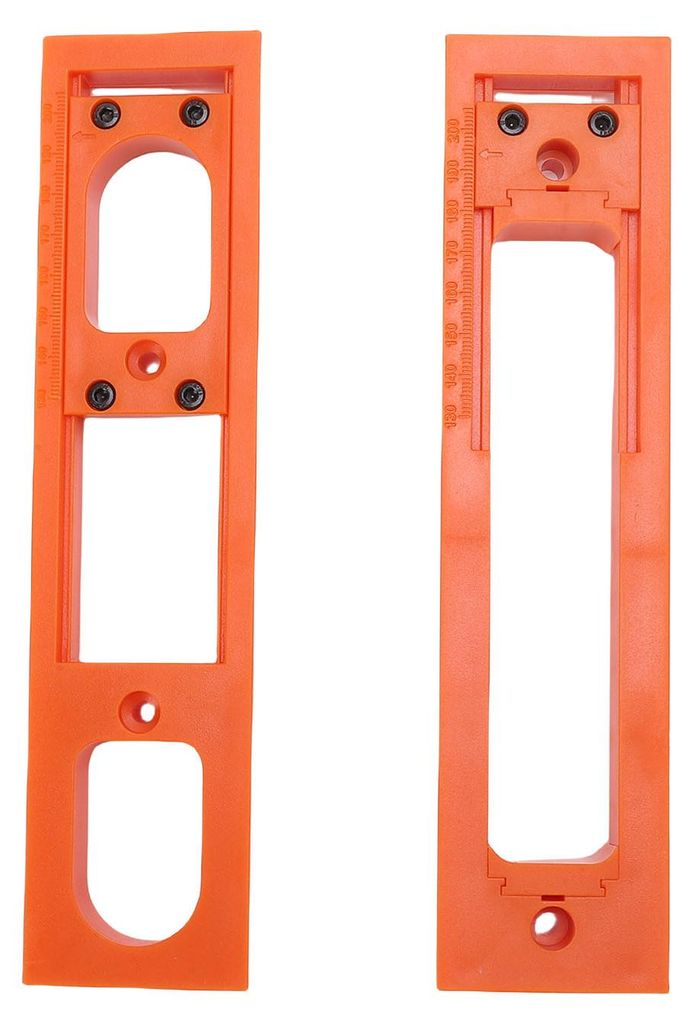3D-Scharnier-Frässchablone – Verdeckte 3D-Scharnier-Fräsführung für Scharniere von 2-1/2 bis 6 Zoll
