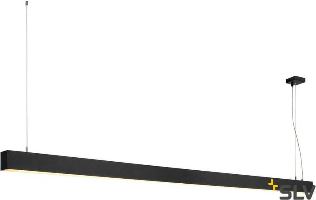 SLV 1001406 GLENOS Pendelleuchte mattschwarz 2m 103W 3000K