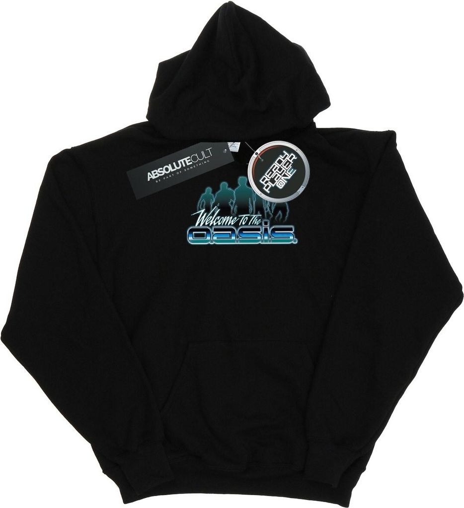 Ready Player One - "Welcome To The Oasis" Kapuzenpullover für Jungen BI11550 (116) (Schwarz)
