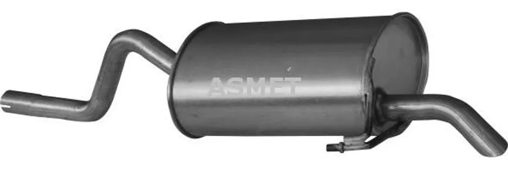 Silencieux arrière ASMET 10059 pour Clio - Remplacement OE 7700418778