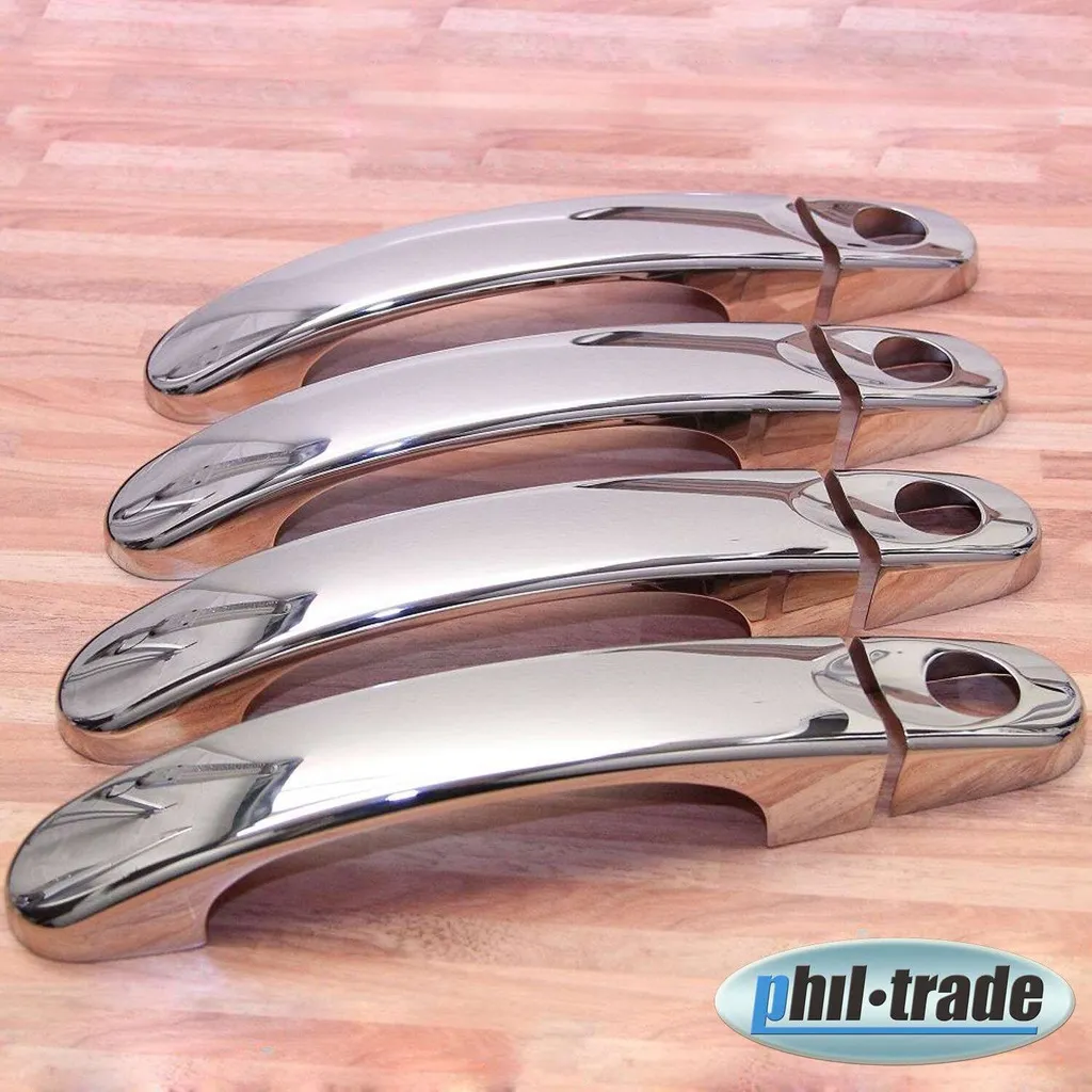 Poignées de porte chromées VW T5 T6 Caddy III Touran sans verrouillage