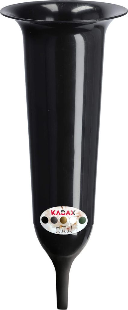 KADAX Kunststoff-Grabvase "Latera", Friedhofsvase, Vasen, Produktbild 